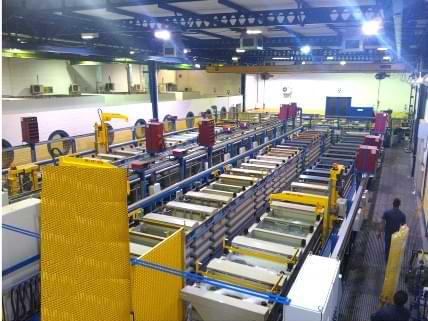 7 Side Mounted automatic carrier plants for NADCAP specification Aircraft Engine reconditioning 