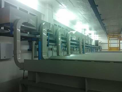 ANODISING plant for various aviation structural components.